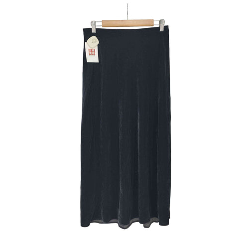 ザラ ZARA midi skirt ベロアスカート レディース JPN:XS