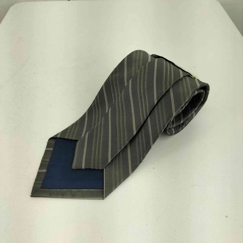 ヨウジヤマモトダーバンアール Yohji Yamamoto DURBAN A.A.R ストライプ シルクネクタイ メンズ