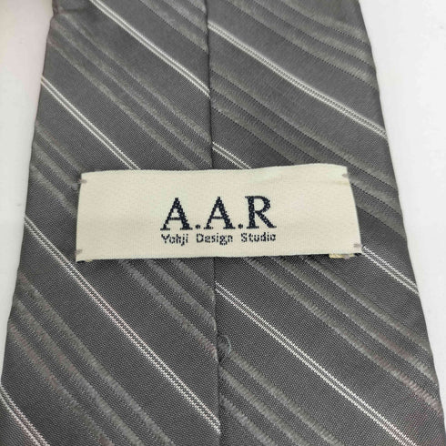 ヨウジヤマモトダーバンアール Yohji Yamamoto DURBAN A.A.R ストライプ シルクネクタイ メンズ