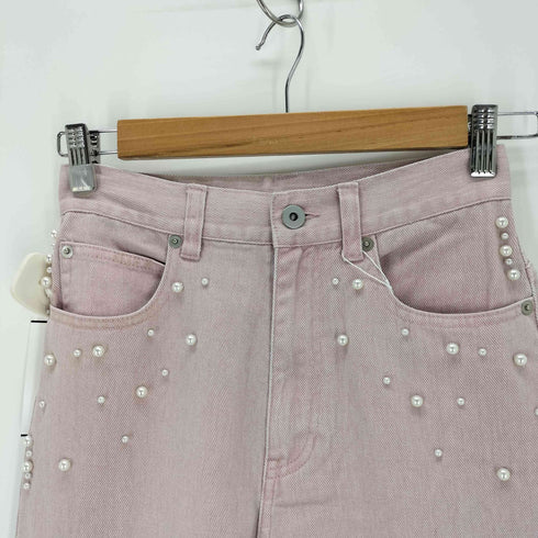 マーキュリーデュオ MERCURYDUO パールデニムパンツ レディース JPN:S