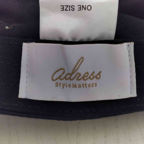 ADRESS SASANQUA 6PANEL キャップ メンズ ONE SIZE
