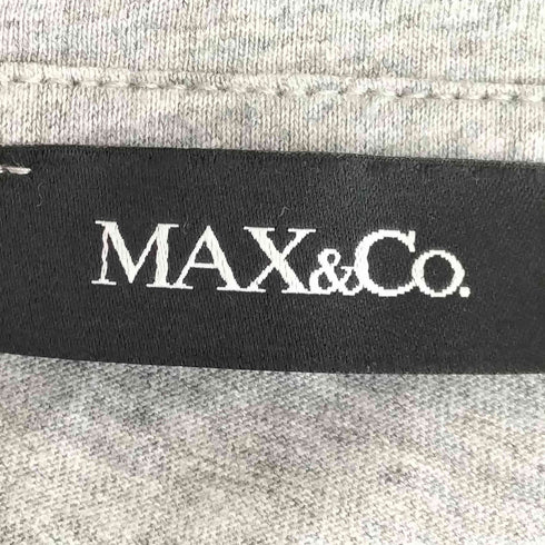 マックスアンドコー MAX&CO. ビジュー ロゴプリント クルーネック 半袖Tシャツ レディース import:M