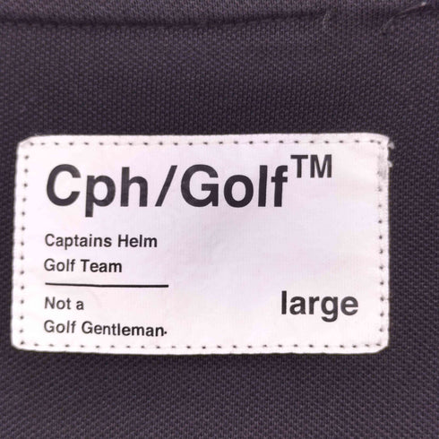 キャプテンズヘルム Captains Helm Cph/Golf POLO ロゴポロシャツ メンズ JPN:L