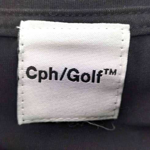 キャプテンズヘルム Captains Helm Cph/Golf ロゴモックネックカットソー ストレッチ メンズ