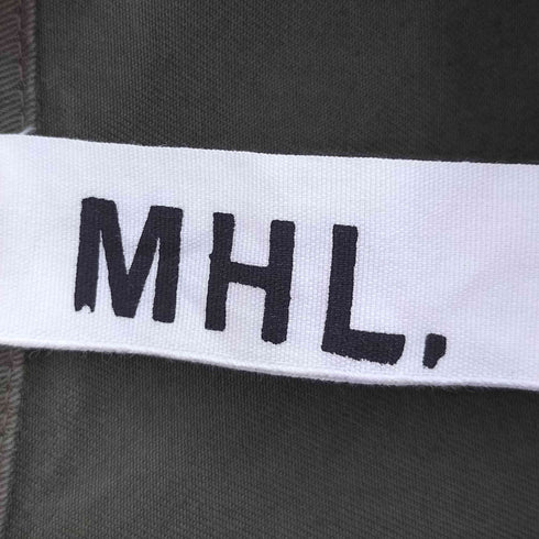 エムエイチエル MHL. SOFT COTTON CHINO ソフト コットン チノ長袖ワンピース レディース JPN:0