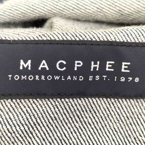 マカフィー MACPHEE コットンデニムジャケット レディース JPN:34