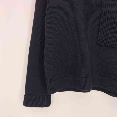 サンドロパリ sandro PARIS フロントポケット モックネック ウールアクリルニット レディース import:XS
