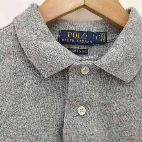 ポロラルフローレン POLO RALPH LAUREN custom slim fit ポニー刺しゅう 鹿の子ポロシャツ メンズ JPN:S