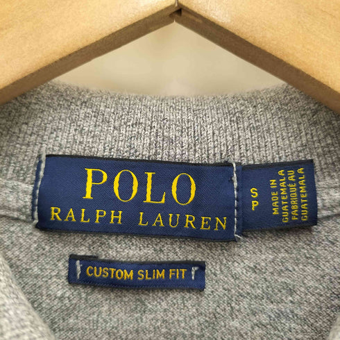 ポロラルフローレン POLO RALPH LAUREN custom slim fit ポニー刺しゅう 鹿の子ポロシャツ メンズ JPN:S