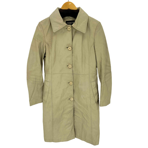 COZETT COW LEATHER カウレザーコート レディース JPN:L