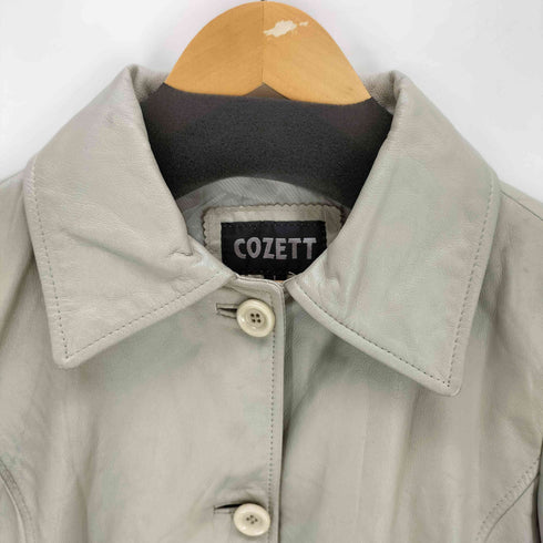 COZETT COW LEATHER カウレザーコート レディース JPN:L