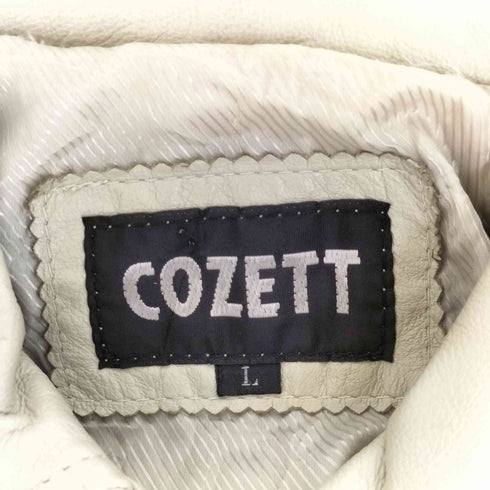 COZETT COW LEATHER カウレザーコート レディース JPN:L