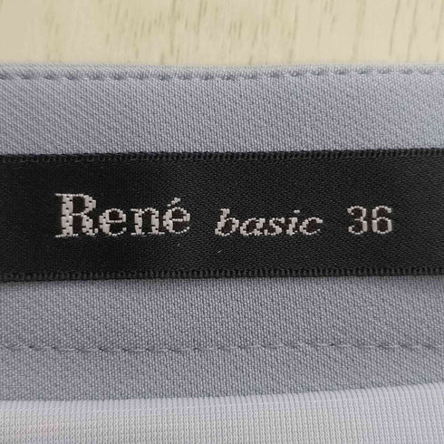 ルネ Rene BASIC 切替 サイドジップ フレアスカート レディース JPN:36