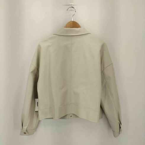 LOVB クロップド丈 フェイクレザー ジャケット レディース 1