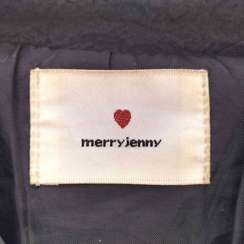 メリージェニー merry jenny エコファー 切替 ブルゾン ジャケット レディース FREE