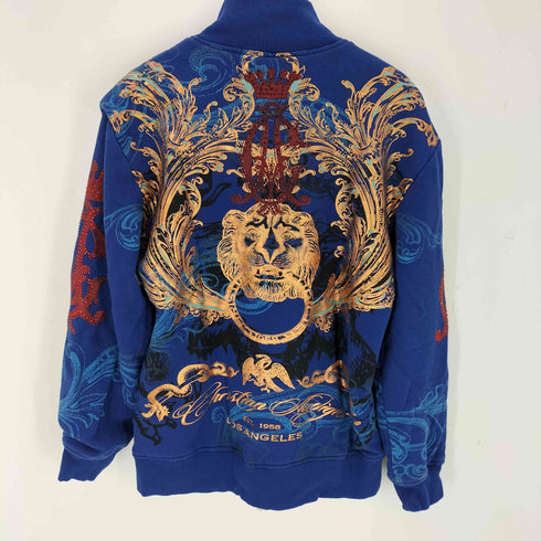 CHRISTIAN AUDIGIER ストーンデザイン ハイネックジップアップブルゾン y2k メンズ import:L