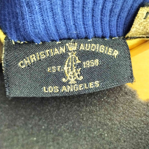 CHRISTIAN AUDIGIER ストーンデザイン ハイネックジップアップブルゾン y2k メンズ import:L