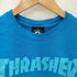 スラッシャーマガジン THRASHER MAGAZINE ロゴプリント クルーネックTシャツ レディース S