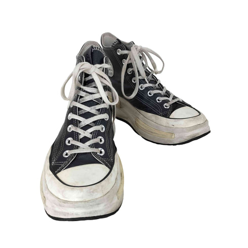 コンバース CONVERSE RUN STAR LEGACY LEATHER CX FUTURE COMFORT BLACK HI CUT メンズ 26.5