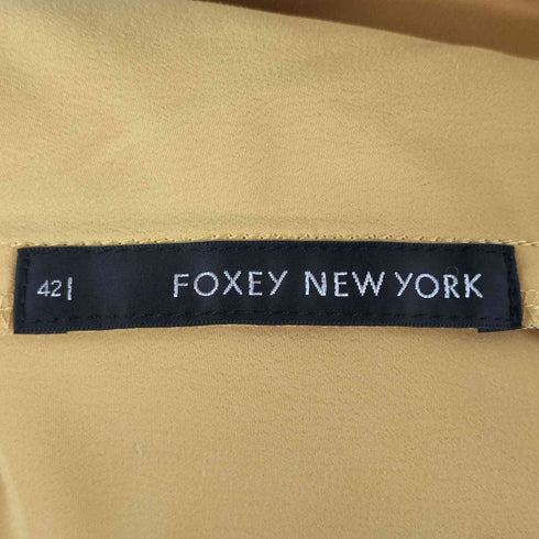 フォクシーニューヨーク FOXEY NEW YORK リボンモチーフ ノースリーブ ワンピース レディース JPN:42