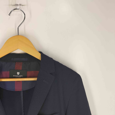 ブラックレーベルクレストブリッジ BLACK LABEL CRESTBRIDGE ストラップ 背抜き 2B テーラードジャケット メンズ JPN:M