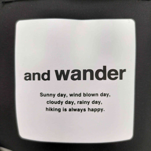アンドワンダー and wander 2.5L hiker rain jacket メンズ JPN:S