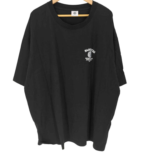 NAMITATSU ロゴ刺繍 バックプリント クルーネック S/S Tシャツ メンズ 4XL
