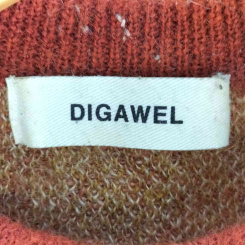 ディガウェル DIGAWEL モヘア アーガイルニット メンズ JPN:1