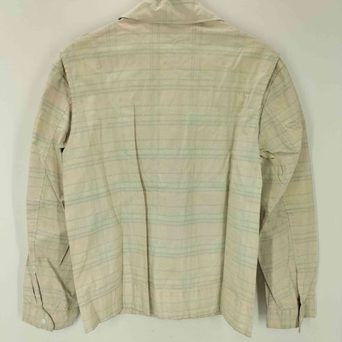 ディーゼル DIESEL 90-00S OLD パンドラ期 裏地チェック Dロゴ クラウン 刺繍 コーティング 加工 ジップアップ チェック ブルゾン ジャケット Y2K メンズ import:S