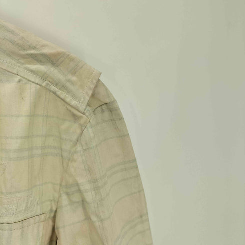 ディーゼル DIESEL 90-00S OLD パンドラ期 裏地チェック Dロゴ クラウン 刺繍 コーティング 加工 ジップアップ チェック ブルゾン ジャケット Y2K メンズ import:S
