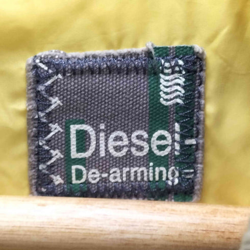 ディーゼル DIESEL 90-00S OLD De-armming オリジナル カモ 迷彩 フルジップ リバーシブル タンカース ボンバー ジャケット ブルゾン Y2K メンズ XS-S