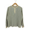 ヘルスニット Healthknit ヘンリーネック ボーダー サーマルtシャツ メンズ JPN:M