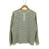 ヘルスニット Healthknit ヘンリーネック ボーダー サーマルtシャツ メンズ JPN:M