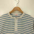 ヘルスニット Healthknit ヘンリーネック ボーダー サーマルtシャツ メンズ JPN:M