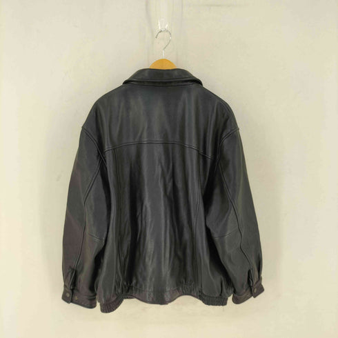 ジョスエーバンク Jos A Bank 90S ジップアップレザージャケット メンズ XL