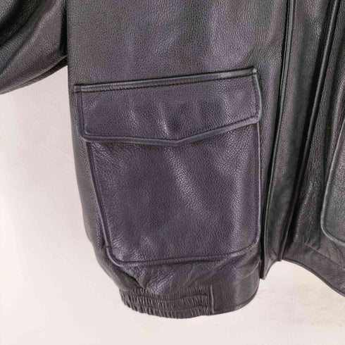 ジョスエーバンク Jos A Bank 90S ジップアップレザージャケット メンズ XL