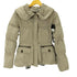 バーバリーロンドン BURBERRY LONDON 裏地シャドー ノバチェック 前立て ポケット フーデット ダウン ジャケット ダウン90% レディース 40