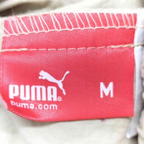 プーマ PUMA サイドライン ナイロン クロップド パンツ ドローコード レディース JPN:M