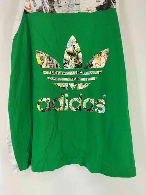 アディダス adidas グラフィックプリント タンクトップ レディース import:S