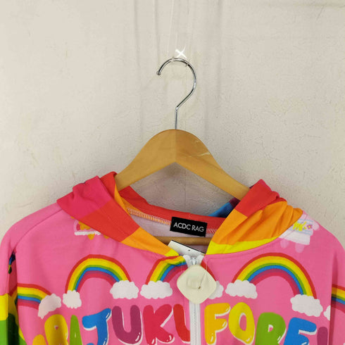 ACDC RAG HARAJUKU FE ZIPパーカー レディース