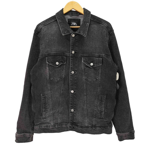 ザラ ZARA オーバーサイズ デニムジャケット メンズ import:L
