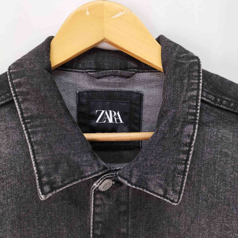 ザラ ZARA オーバーサイズ デニムジャケット メンズ import:L