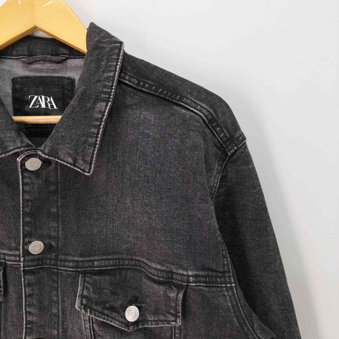 ザラ ZARA オーバーサイズ デニムジャケット メンズ import:L