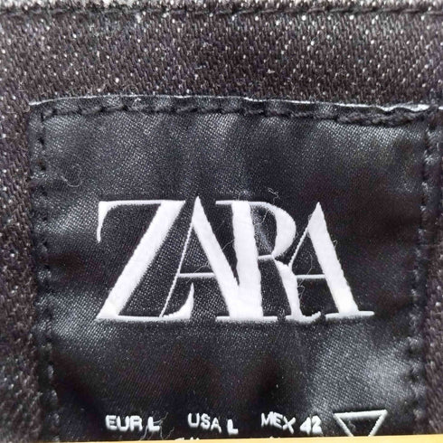 ザラ ZARA オーバーサイズ デニムジャケット メンズ import:L