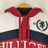 トミーヒルフィガー TOMMY HILFIGER ロゴ刺繍 ハーフボタン プルオーバーパーカー メンズ import:M
