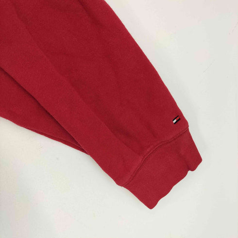トミーヒルフィガー TOMMY HILFIGER ロゴ刺繍 ハーフボタン プルオーバーパーカー メンズ import:M