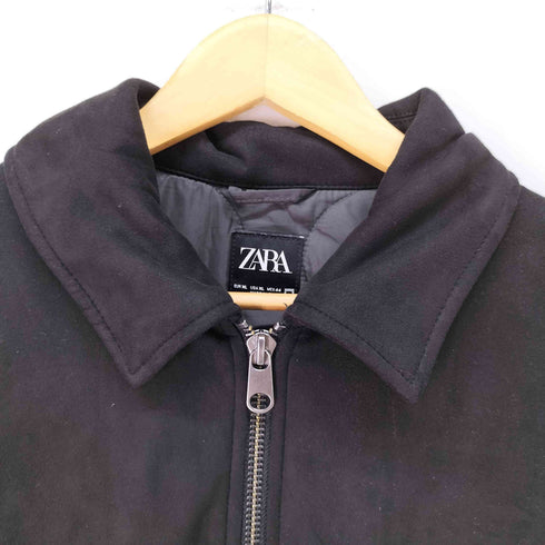 ザラ ZARA フェイクスウェード ブルゾン メンズ import:XL
