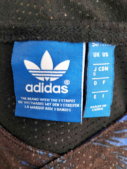 アディダス adidas パームツリー柄 ベースボールシャツ メンズ JPN:S