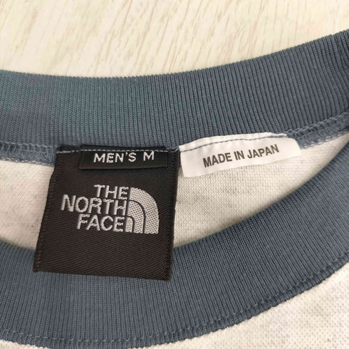 ザノースフェイス THE NORTH FACE ロゴプリント S/S リンガーライン ラグランTシャツ メンズ import:M