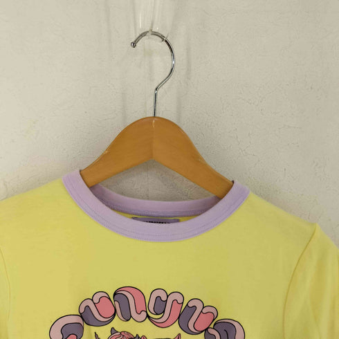 プニュズ PUNYUS Y2K わたしたちTOKYOgirlピチリンガーTシャツ レディース 1